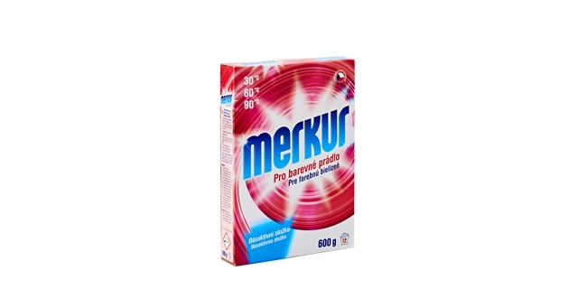 Merkur prací prášek na barevné prádlo 600 g                                                                                                                                                                                                               